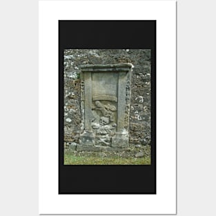 Falkland Cemetery Gravestone, Scotland Posters and Art